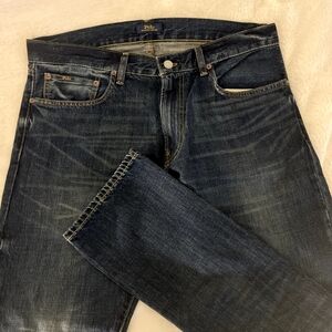 Ralph Lauren Men's Dark Blue Straight Jeans